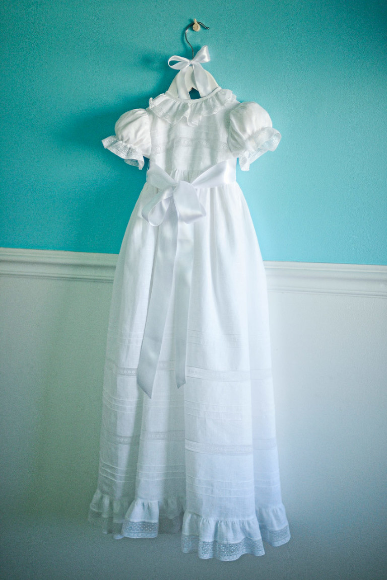 02 Vestido de Batizado comprido Vintage Foto de Sonho